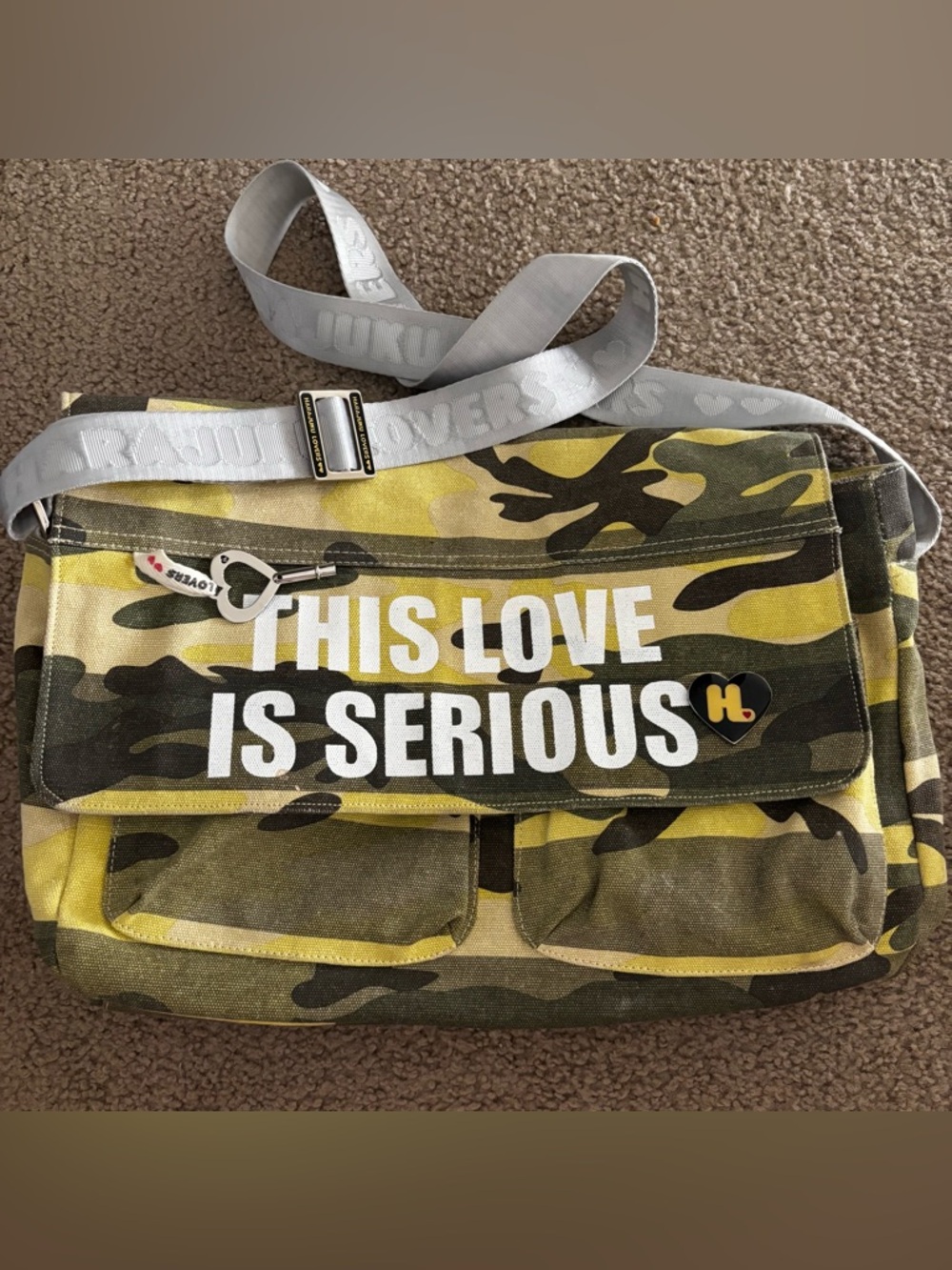 Harajuku Lovers Camo Messenger Baf